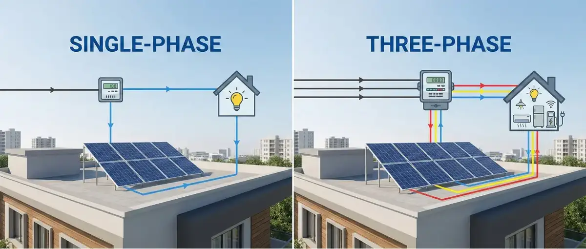 Single Phase to 3-Phase Upgrade for Solar in Tamil Nadu - Cost & Rules