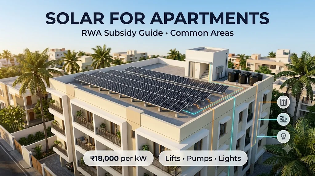 Solar for Apartments in Tamil Nadu: RWA Subsidy Guide 2026