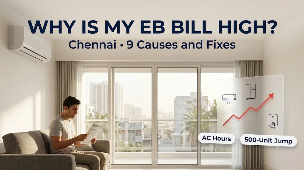 Why Is My EB Bill High in Chennai? 9 Causes and Fixes