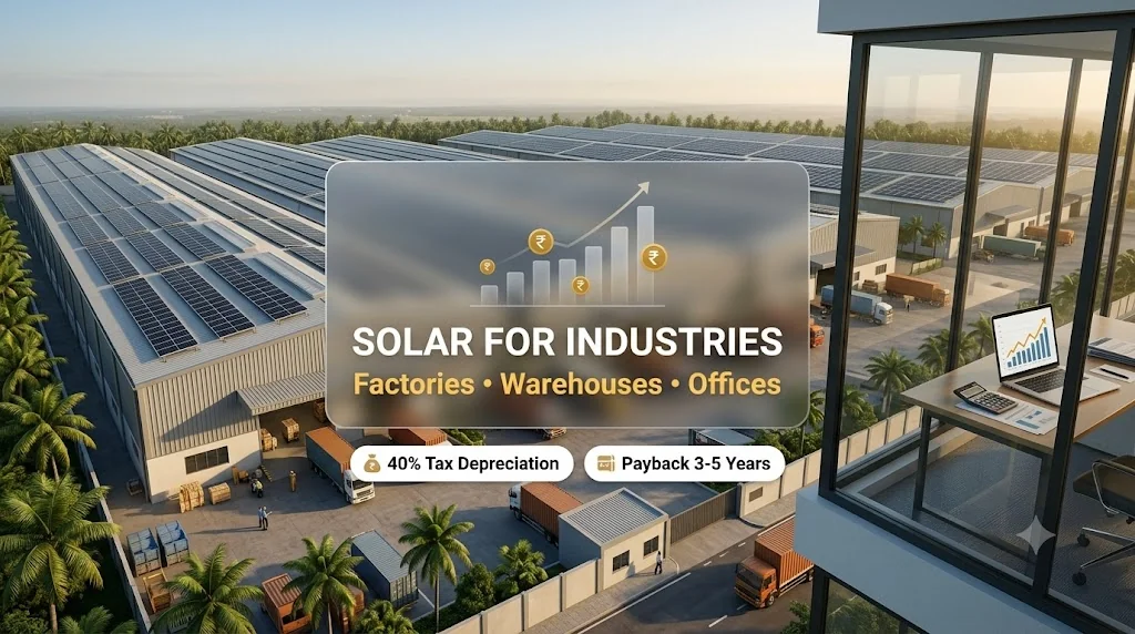 Rooftop Solar for Industries & Commercial Buildings in TN