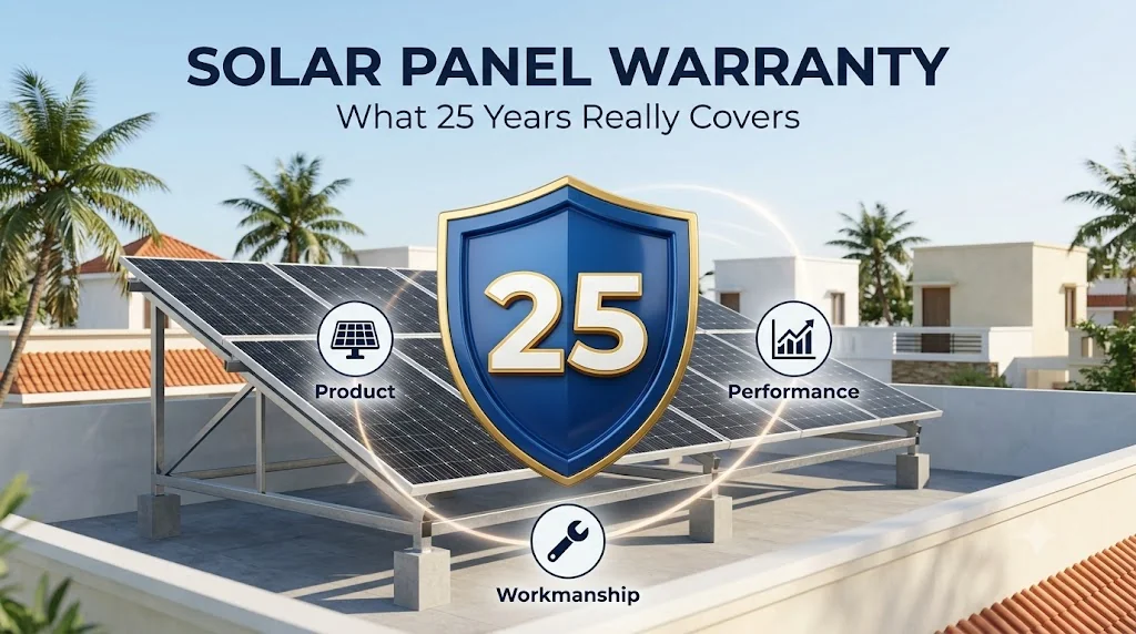 Solar Panel Warranty Explained: What 25 Years Covers