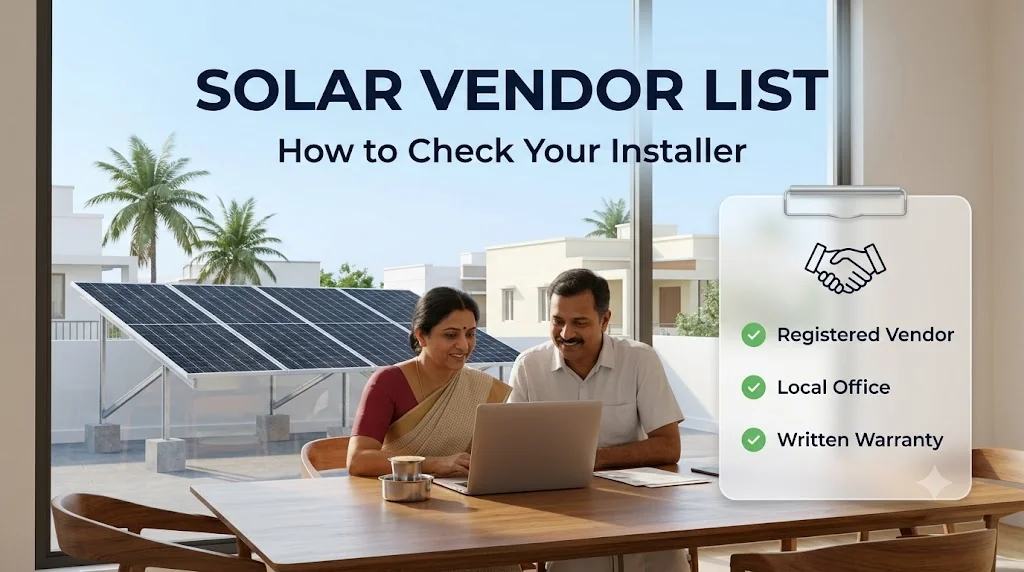 TNEB / TNPDCL Solar Vendor List: How to Check (2026)