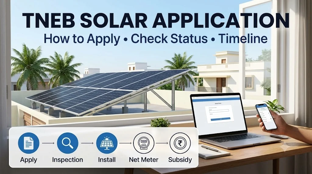 TNEB Solar Application 2026: How to Apply & Check Status